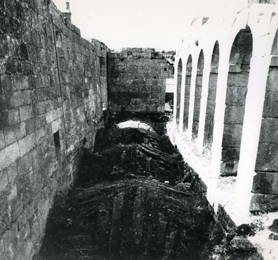 Espadaña y claustro alto