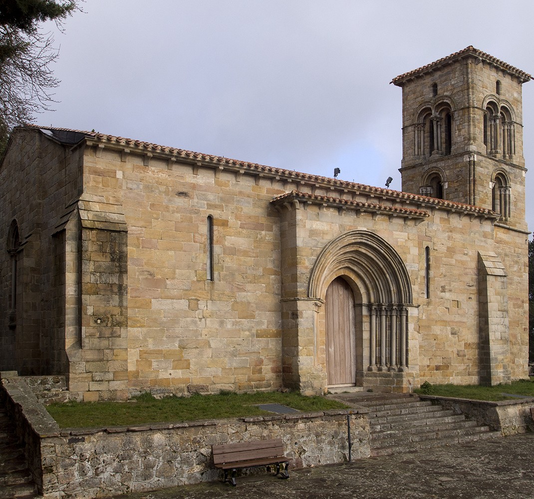 Model of the hermitage of Santa Cecilia de Aguilar de Campoo