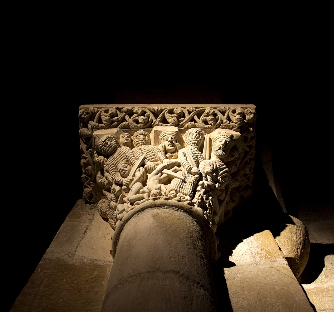 Model of the hermitage of Santa Cecilia de Aguilar de Campoo