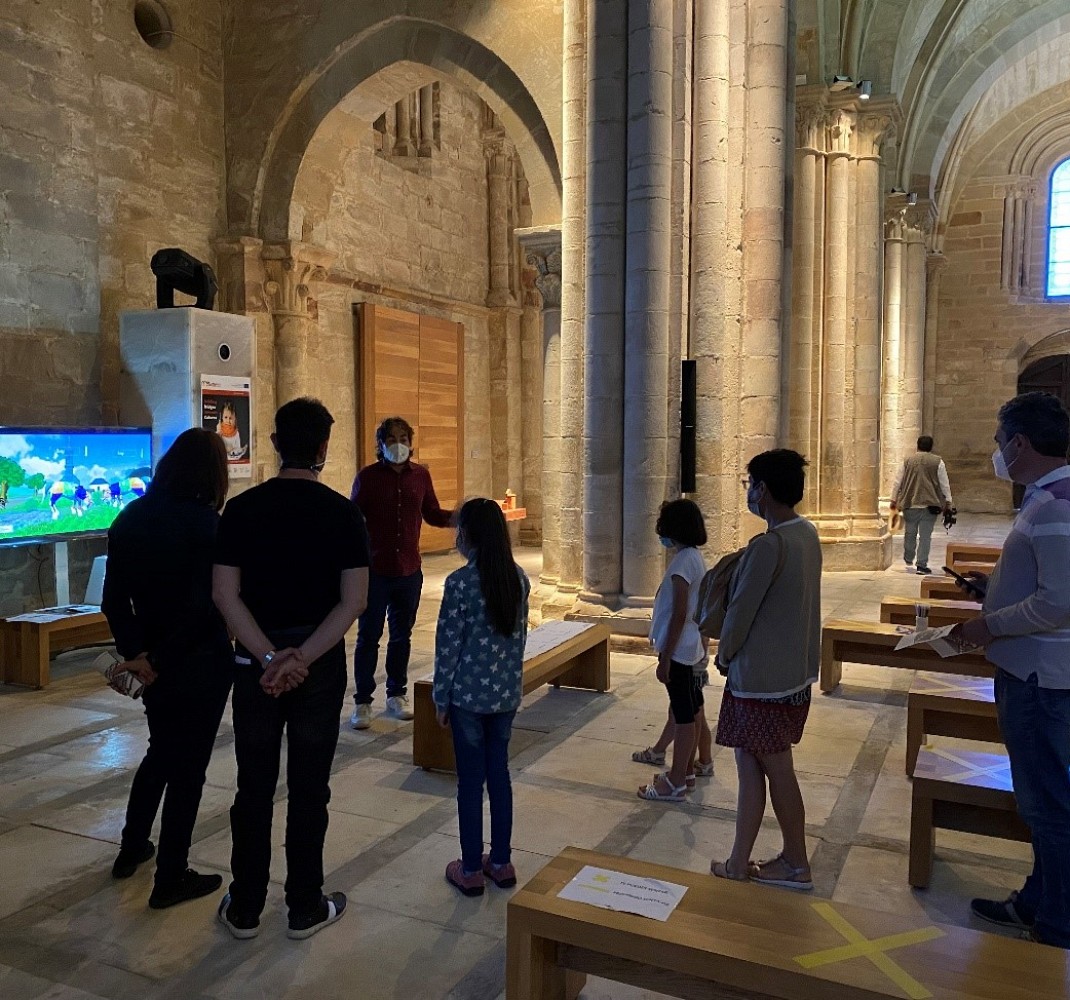 ROM Exhibition Center: Monastery of Santa María la Real de Aguilar de Campoo